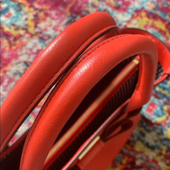 Kate Spade Red Bow Tote Bag Leather - Picture 4 of 7